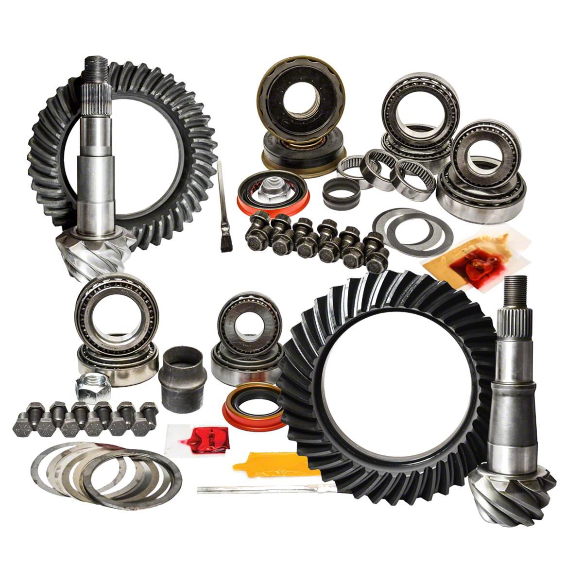 Nitro Gear Axle RAM 3500 AAM 9.25 Inch Front Axle 11.80 Inch Rear Axle Ring and Pinion Gear Kit 3.42 Gear Ratio GPRAM3500 3.42 11 15 RAM 3500 w AISIN Transmission Free Shipping