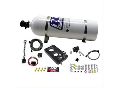 Nitrous Express 3-Valve Nitrous Plate System; 15 lb. Bottle (09-10 4.6L F-150)