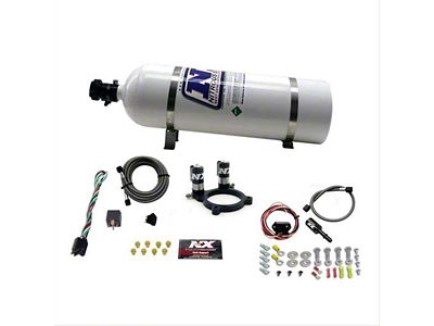 Nitrous Express Nitrous Plate System; 15 lb. Bottle (11-24 3.5L EcoBoost F-150)