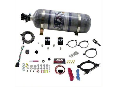 Nitrous Express High Output Nitrous Plate System; 12 lb. Carbon Bottle (20-24 7.3L F-250 Super Duty)