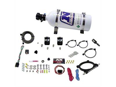 Nitrous Express High Output Nitrous Plate System; 5 lb. Bottle (20-25 7.3L F-250 Super Duty)