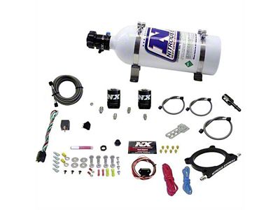 Nitrous Express High Output Nitrous Plate System; 5 lb. Bottle (20-24 7.3L F-250 Super Duty)