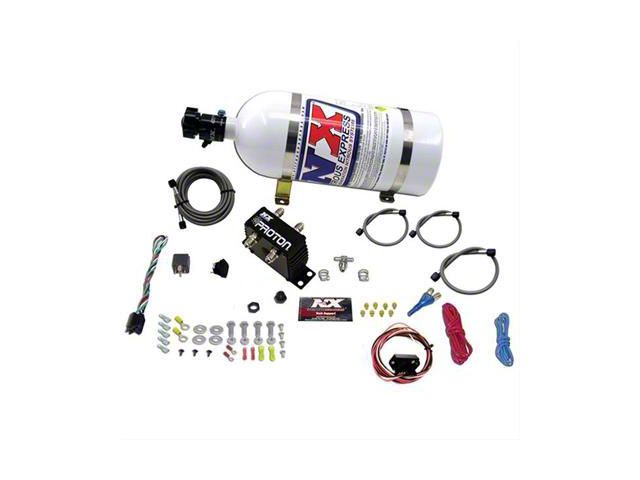 Nitrous Express Proton Fly-By-Wire Single Nitrous Nozzle System; 10 lb. Bottle (Universal; Some Adaptation May Be Required)