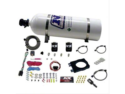 Nitrous Express HEMI Nitrous Plate System; 15 lb. Bottle (03-24 5.7L RAM 1500)