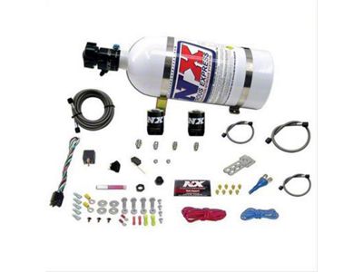 Nitrous Express Dodge EFI Single Nitrous Nozzle System; 10 lb. Bottle (Universal; Some Adaptation May Be Required)