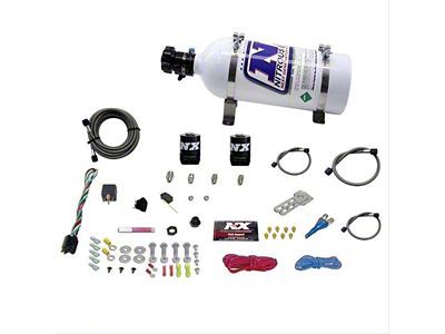 Nitrous Express Dodge EFI Single Nitrous Nozzle System; 5 lb. Bottle (Universal; Some Adaptation May Be Required)