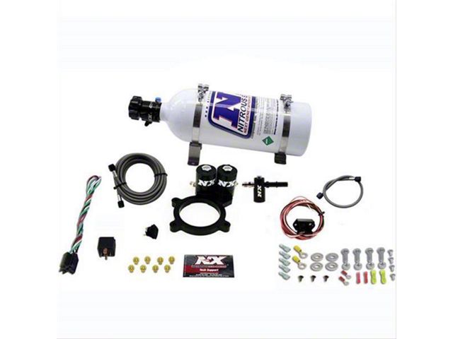 Nitrous Express Truck Nitrous Plate System; 5 lb. Bottle (14-24 5.3L Sierra 1500)