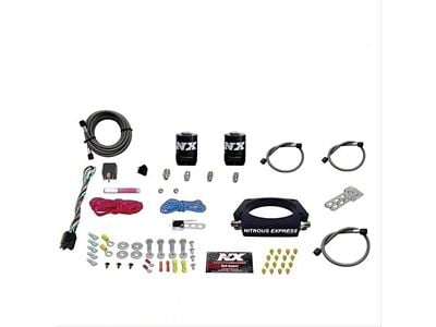 Nitrous Express LS 102mm Nitrous Plate System; No Bottle (07-14 6.0L Sierra 3500 HD)