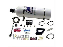 Nitrous Express LS 3-Bolt Nitrous Plate System; 15 lb. Bottle (99-06 4.8L, 5.3L, 6.0L Silverado 1500)