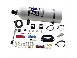 Nitrous Express LS 102mm Nitrous Plate System; 15 lb. Bottle (07-14 6.0L Silverado 2500 HD)