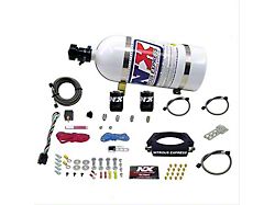 Nitrous Express LS 90mm Nitrous Plate System; 10 lb. Bottle (07-14 Tahoe)