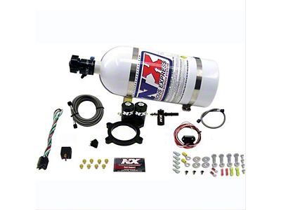 Nitrous Express Truck Nitrous Plate System; 10 lb. Bottle (15-25 5.3L Tahoe)
