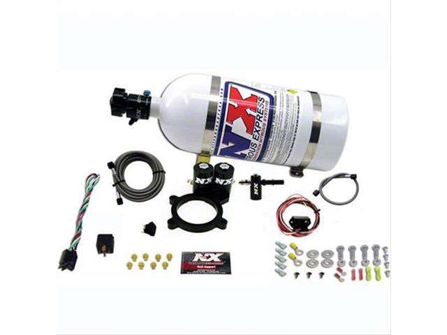 Nitrous Express Truck Nitrous Plate System; 10 lb. Bottle (15-24 5.3L Tahoe)