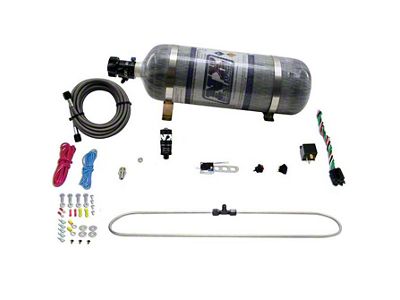 Nitrous Express N-Tercooler Spray Ring Nitrous System; 12 lb. Carbon Bottle (Universal; Some Adaptation May Be Required)