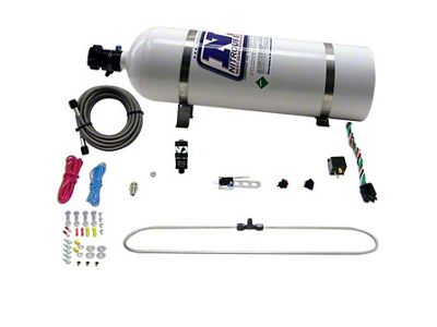 Nitrous Express N-Tercooler Spray Ring Nitrous System; 15 lb. Bottle (Universal; Some Adaptation May Be Required)