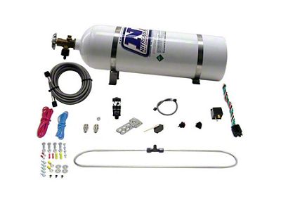 Nitrous Express N-Tercooler Spray Ring Nitrous System for Co2; Remote Mount Solenoid; 15 lb. Bottle (Universal; Some Adaptation May Be Required)