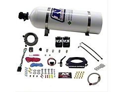 Nitrous Express Truck Nitrous Plate System; 15 lb. Bottle (15-26 6.2L Yukon)