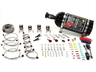 Nitrous Outlet EFI Dual Stage Single Nozzle System; 10 lb. Bottle (15-24 Canyon)