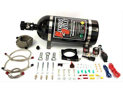 Nitrous Outlet Hardline Plate System; 10 lb. Bottle (11-17 5.0L F-150)