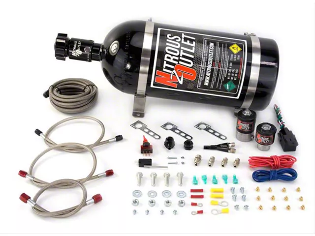 Nitrous Outlet EFI Single Nozzle System; No Bottle (99-24 Sierra 1500)