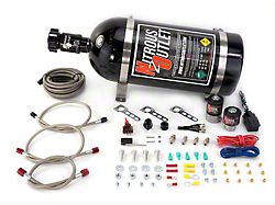 Nitrous Outlet EFI Single Nozzle System; 15 lb. Bottle (07-26 Silverado 3500 HD)