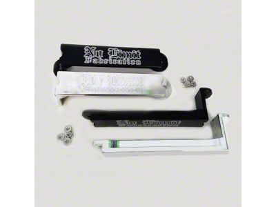 No Limit Fabrication Battery Hold Down Kit; Raw (11-16 6.7L Powerstroke F-250 Super Duty)