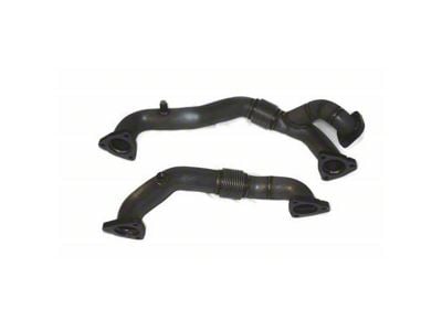 No Limit Fabrication Factory Replacement Up-Pipe with HD Bellows; 304 Stainless Steel (08-10 6.4L Powerstroke F-250 Super Duty)