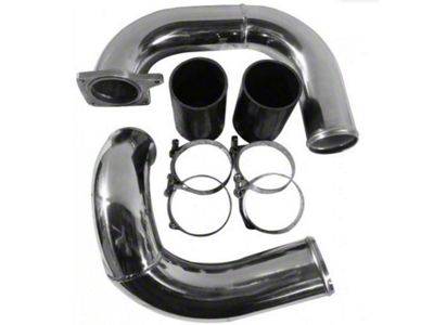 Intercooler Piping Kit; Cold Side; Raw (03-07 6.0L Powerstroke F-250 Super Duty)