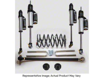 No Limit Fabrication Reverse Level Kit with ICON Vehicle Dynamics 2.0 Shocks (11-16 F-250 Super Duty w/ 3.50-Inch Axle)