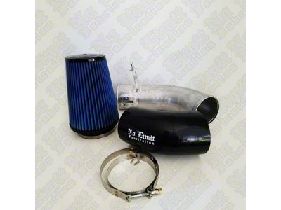 No Limit Fabrication Stage 1 Cold Air Intake with Pro DRY S Filter; Black (17-19 6.7L PowerStroke F-250 Super Duty)