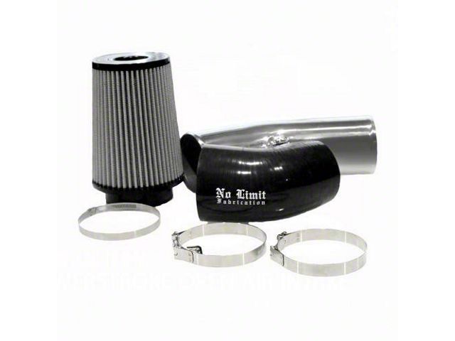 No Limit Fabrication Cold Air Intake with Pro 5R Oiled Filter; Polished (20-24 6.7L Powerstroke F-350 Super Duty)