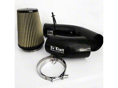 No Limit Fabrication Cold Air Intake with Pro-GUARD 7 Oiled Filter; Black (17-19 6.7L Powerstroke F-350 Super Duty)