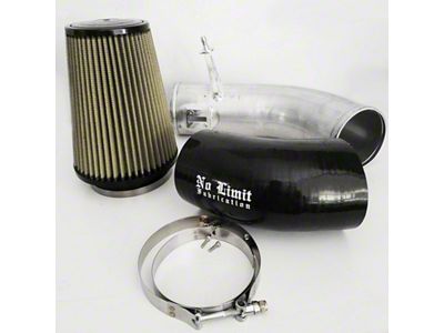 No Limit Fabrication Cold Air Intake with Pro-GUARD 7 Oiled Filter; Raw (17-19 6.7L Powerstroke F-350 Super Duty)