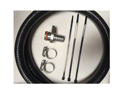 Factory Replacement Coolant Line Kit; Passenger Side (08-10 6.4L Powerstroke F-350 Super Duty)