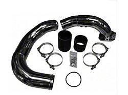 Intercooler Piping Kit; Cold Side; Raw (08-10 6.4L Powerstroke F-350 Super Duty)