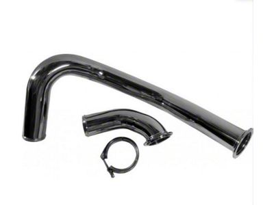 Intercooler Piping Kit; Hot Side; Raw (08-10 6.4L Powerstroke F-350 Super Duty)