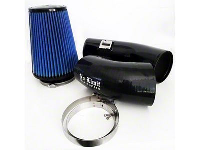 No Limit Fabrication Stage 1 Cold Air Intake with Pro 5R Oiled Filter; Black (11-16 6.7L Powerstroke F-350 Super Duty)