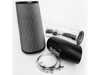 No Limit Fabrication Stage 2 Cold Air Intake with Pro DRY S Filter; Polished (11-16 6.7L Powerstroke F-350 Super Duty)