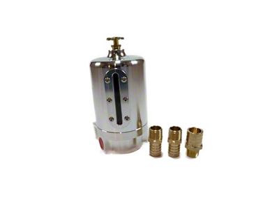 Universal Oil Catch Can; Raw (Universal; Some Adaptation May Be Required)