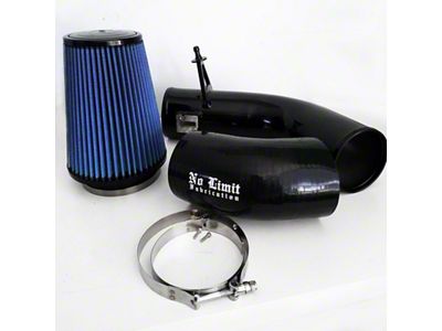 No Limit Fabrication Cold Air Intake with Pro 5R Oiled Filter; Black (17-19 6.7L Powerstroke F-250 Super Duty)