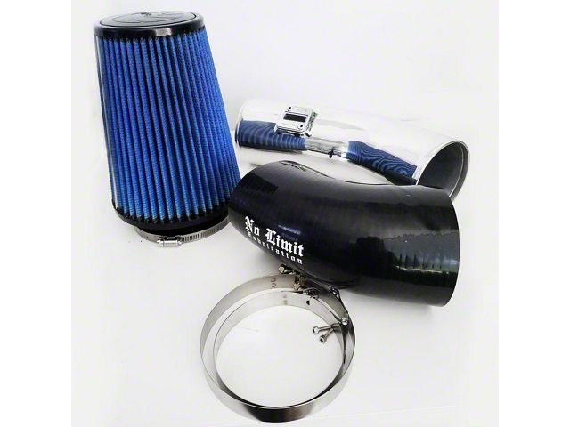 No Limit Fabrication Stage 1 Cold Air Intake with Pro 5R Oiled Filter; Polished (11-16 6.7L Powerstroke F-250 Super Duty)