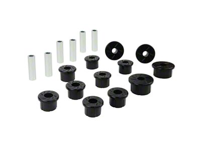 Nolathane Front and Rear Leaf Spring Bushings; 2.50-Inch (94-97 RAM 3500)
