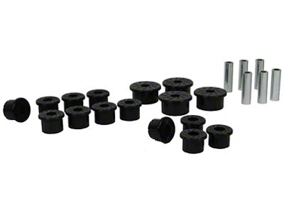 Nolathane Rear Leaf Spring and Shackle Bushings (94-02 RAM 3500 w/ 2.50-Inch Wide Leaf Springs)