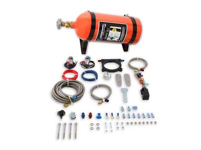 NOS Sniper Plate Wet Nitrous System; Orange Bottle (11-24 5.0L F-150)