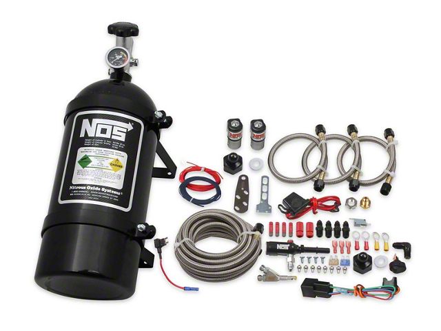 NOS Single Fogger Wet Nitrous System; Black Bottle (11-24 RAM 1500)