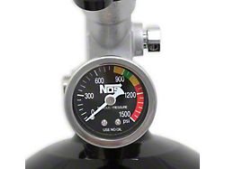 NOS Plate Wet Nitrous System for 102mm or 105mm 4-Bolt Drive-By-Wire Throttle Bodies; Black Bottle (01-12 6.0L, 6.2L Sierra 1500)