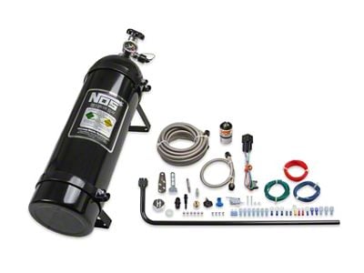 NOS Diesel Nitrous System; 15 lb. Black Bottle (07-24 6.6L Duramax Sierra 2500 HD)