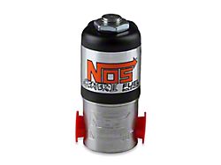 NOS Plate Wet Nitrous System for 90mm or 92mm 4-Bolt Drive-By-Wire Throttle Bodies; Black Bottle (01-12 6.0L Sierra 2500 HD)