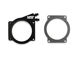 NOS Plate Wet Nitrous System for 90mm or 92mm 4-Bolt Drive-By-Wire Throttle Bodies; Black Bottle (01-12 6.0L Sierra 3500 HD)