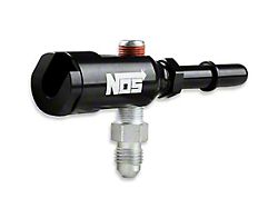 NOS Plate Wet Nitrous System for 90mm or 92mm 4-Bolt Drive-By-Wire Throttle Bodies; Black Bottle (03-12 6.0L, 6.2L Silverado 1500)